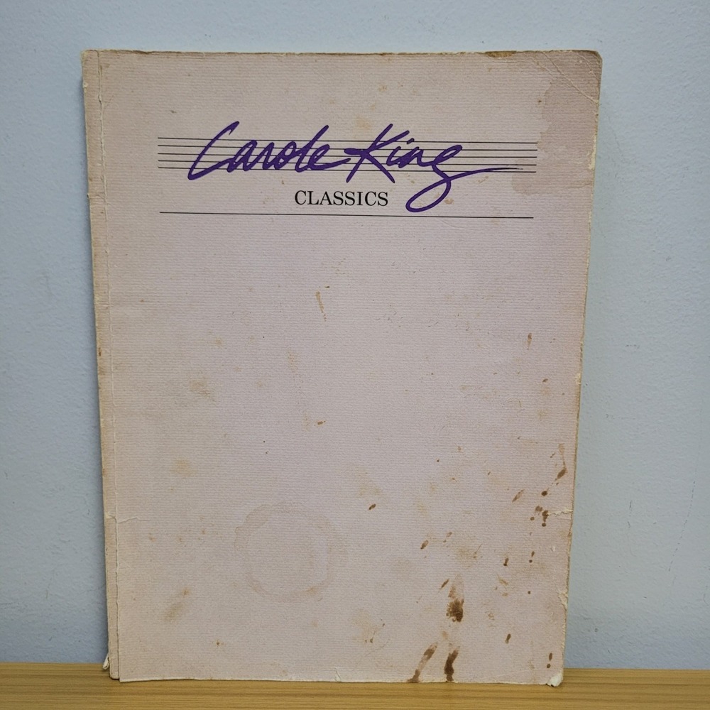 Carole King Classics Sheet Music Book 1971